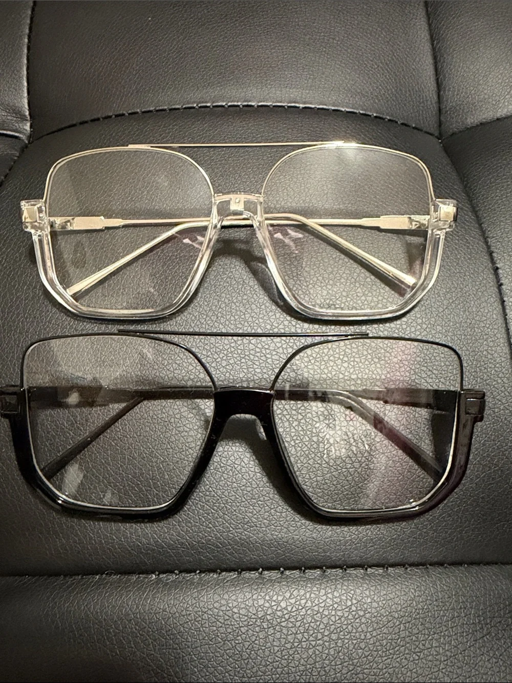Women’s Eye Glasses (Clear and Black Frames)